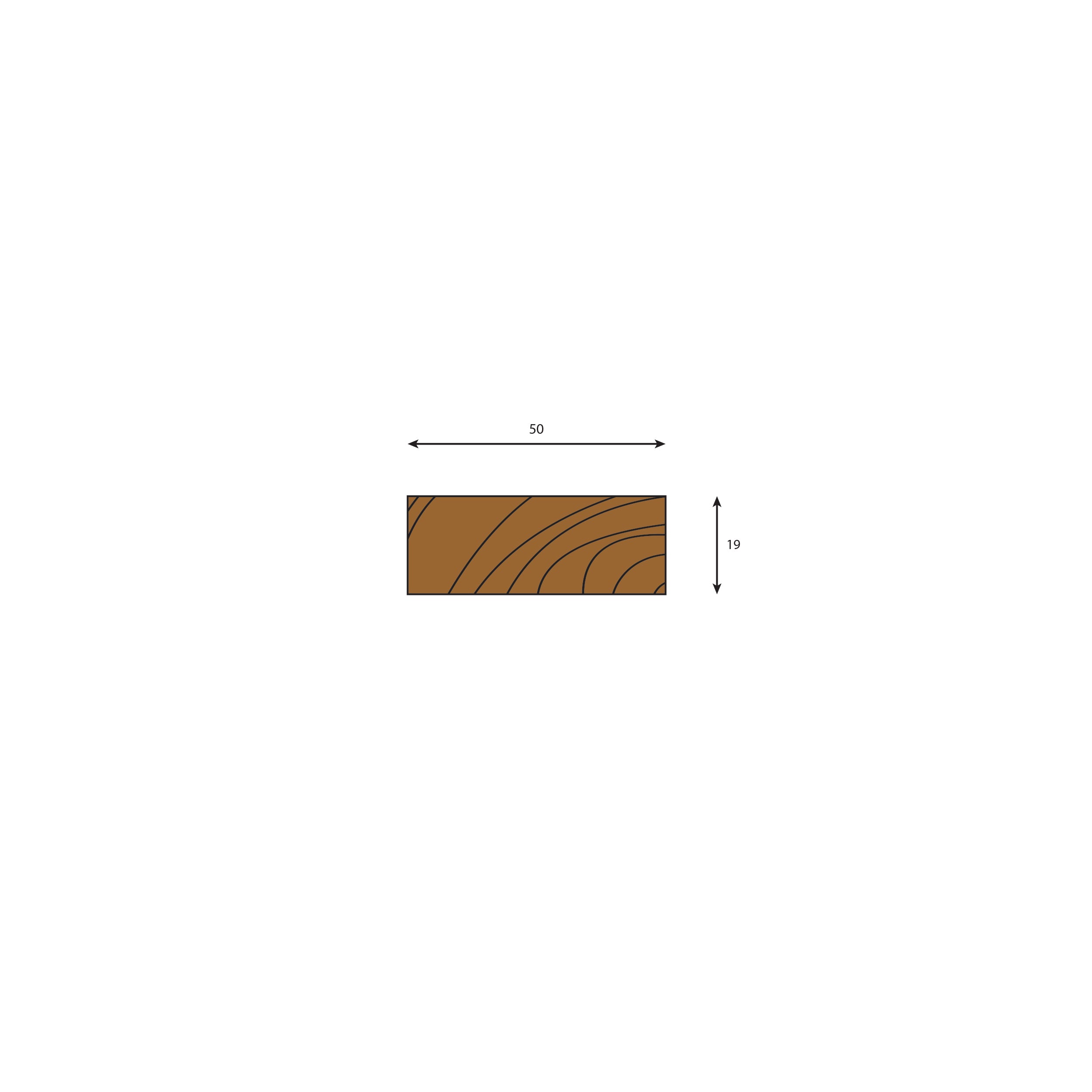 Oak Planed All Round (PAR) Plank - 2700, 2400, 1800 & 1200mm Lengths