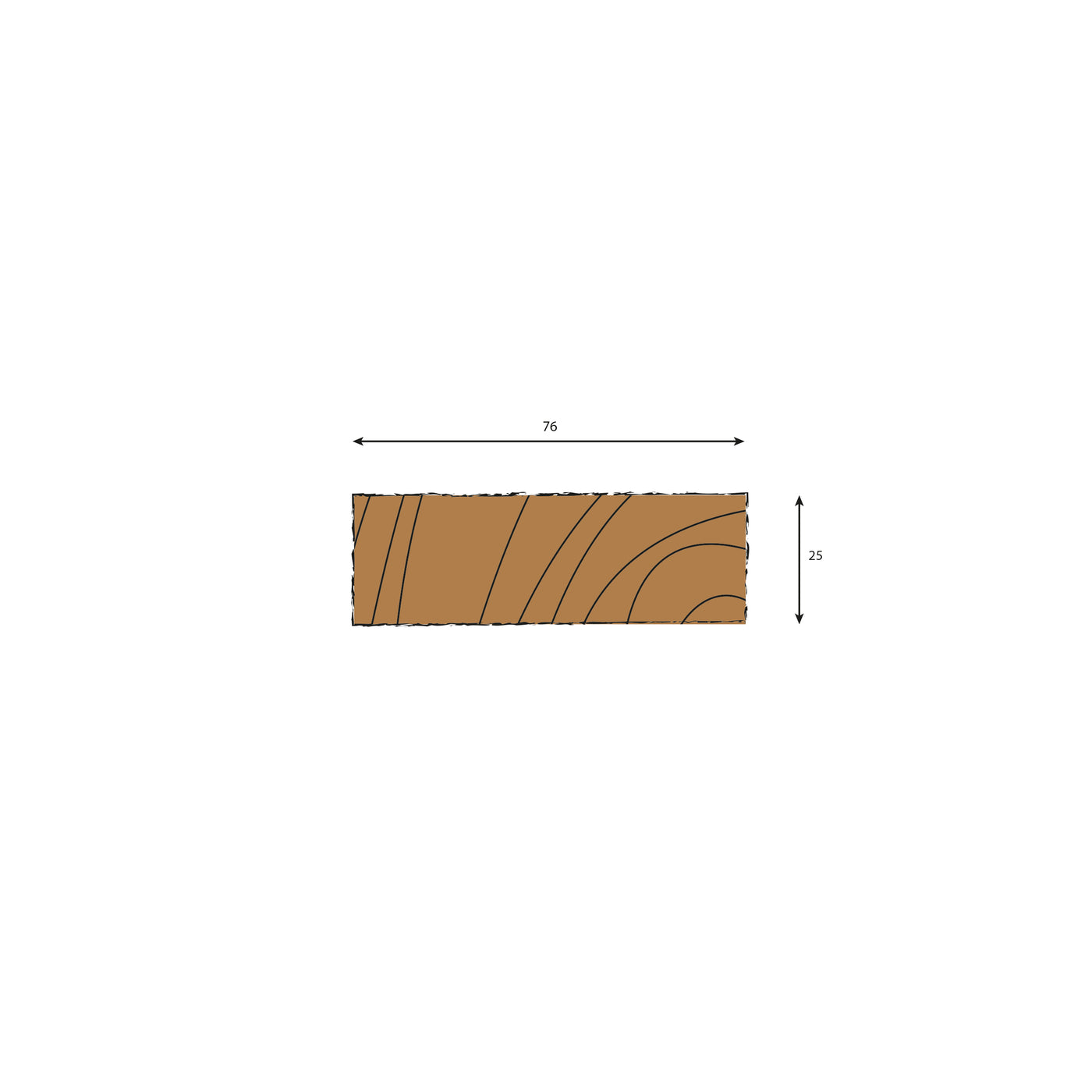 Oak Ripped To Width (RTW) Plank - 2700, 2400, 1800 & 1200mm Lengths
