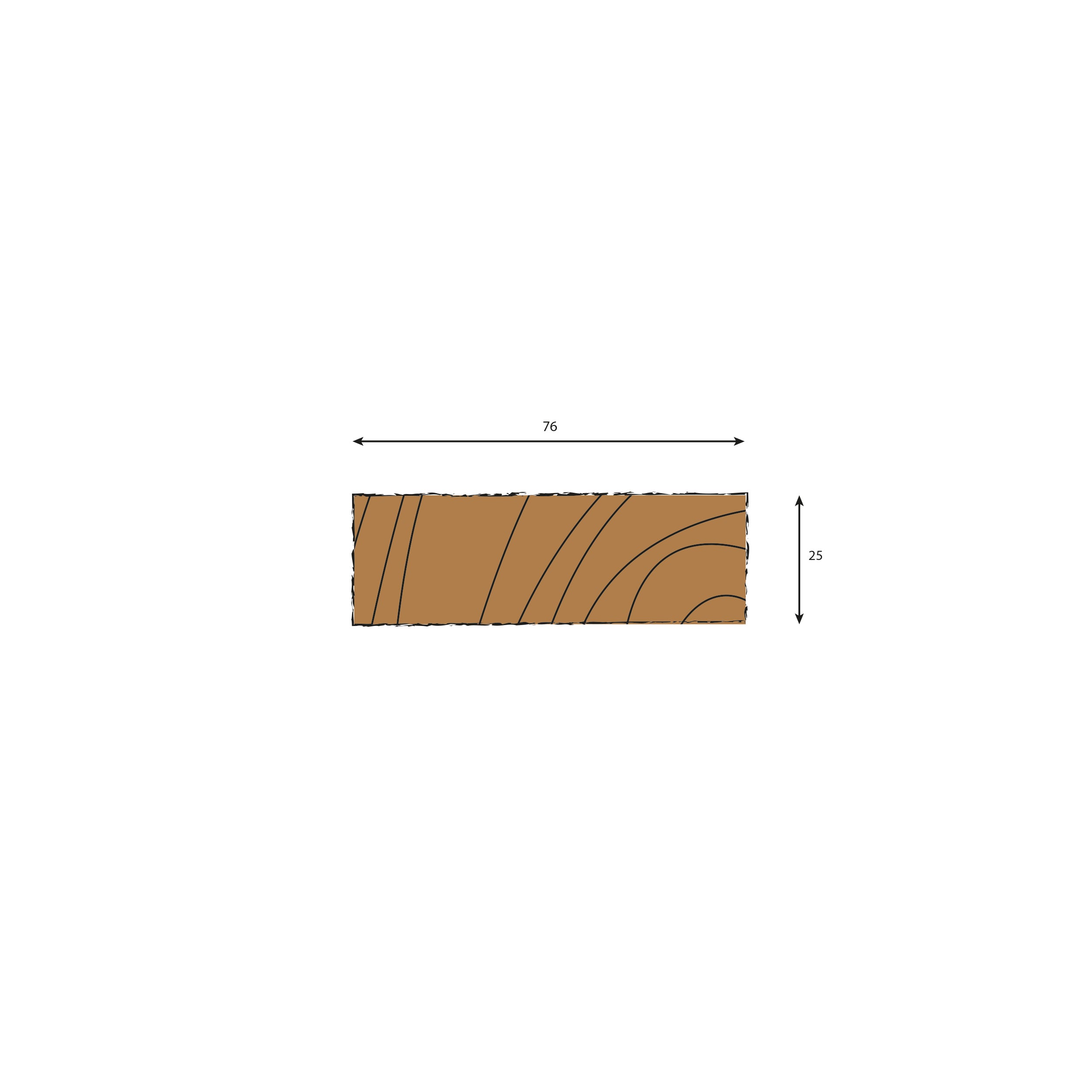 Oak Ripped To Width (RTW) Plank - 2700, 2400, 1800 & 1200mm Lengths