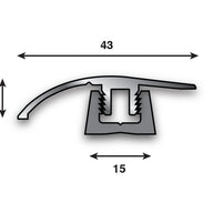 Frontier LITE Height Adjustable Aluminium Flooring Profile