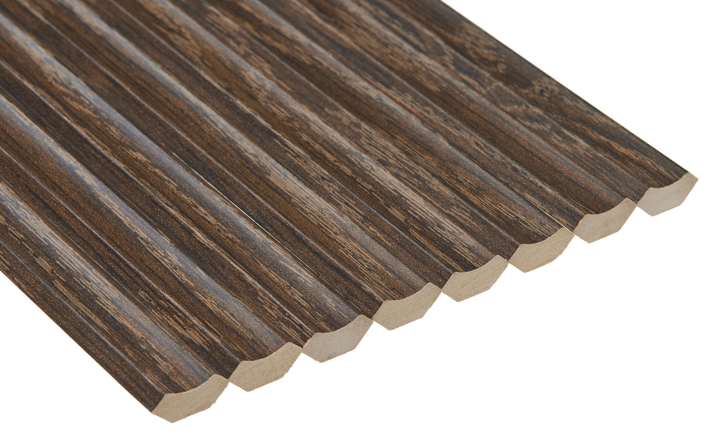 MDF Scotia Beading - 25 + Wood Effect Finishes, 2400 & 1200mm Lengths