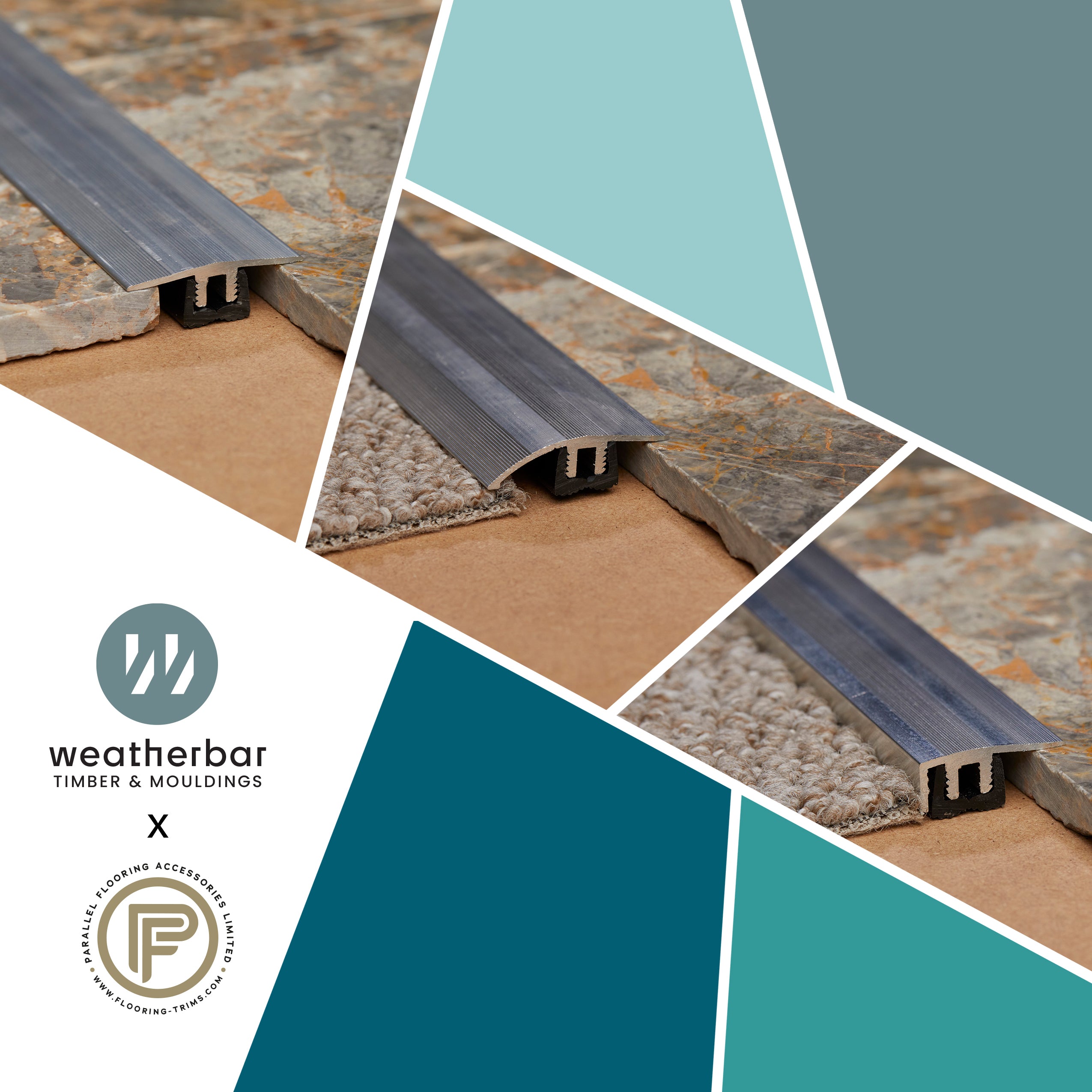 Frontier LITE Height Adjustable Aluminium Flooring Profile