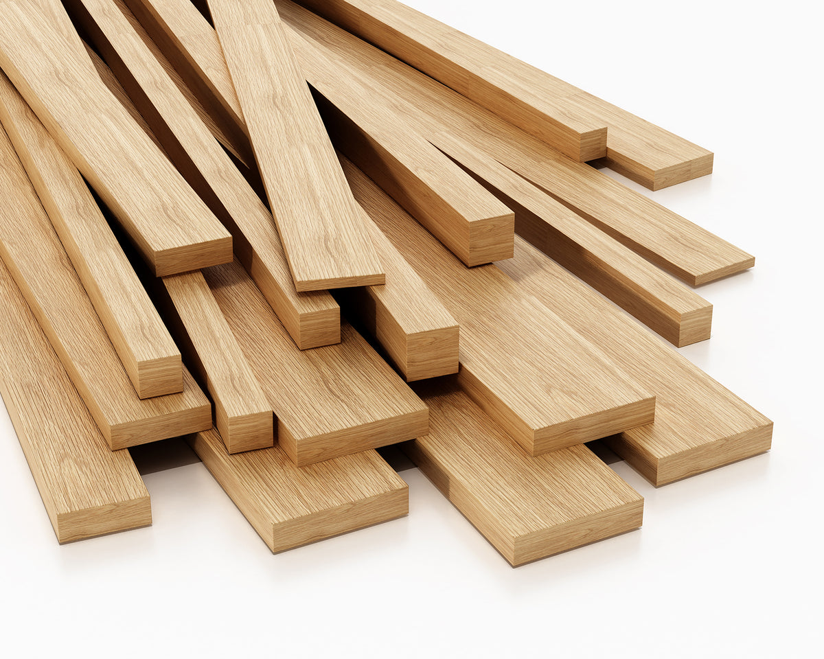 Oak Planed All Round (PAR) Plank - 2700, 2400, 1800 & 1200mm Lengths ...