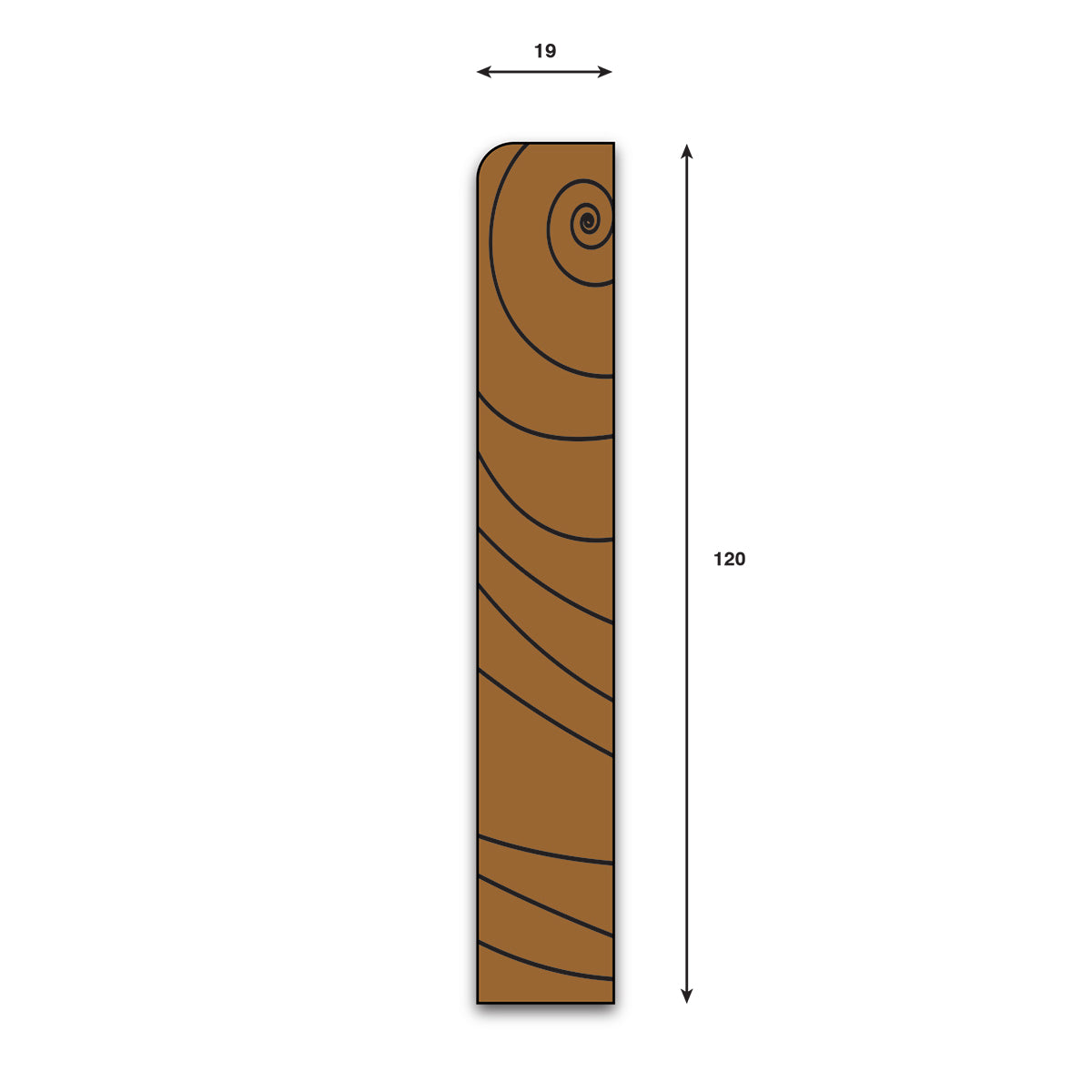 Oak Skirting & Architrave - Pencil Round (PR)
