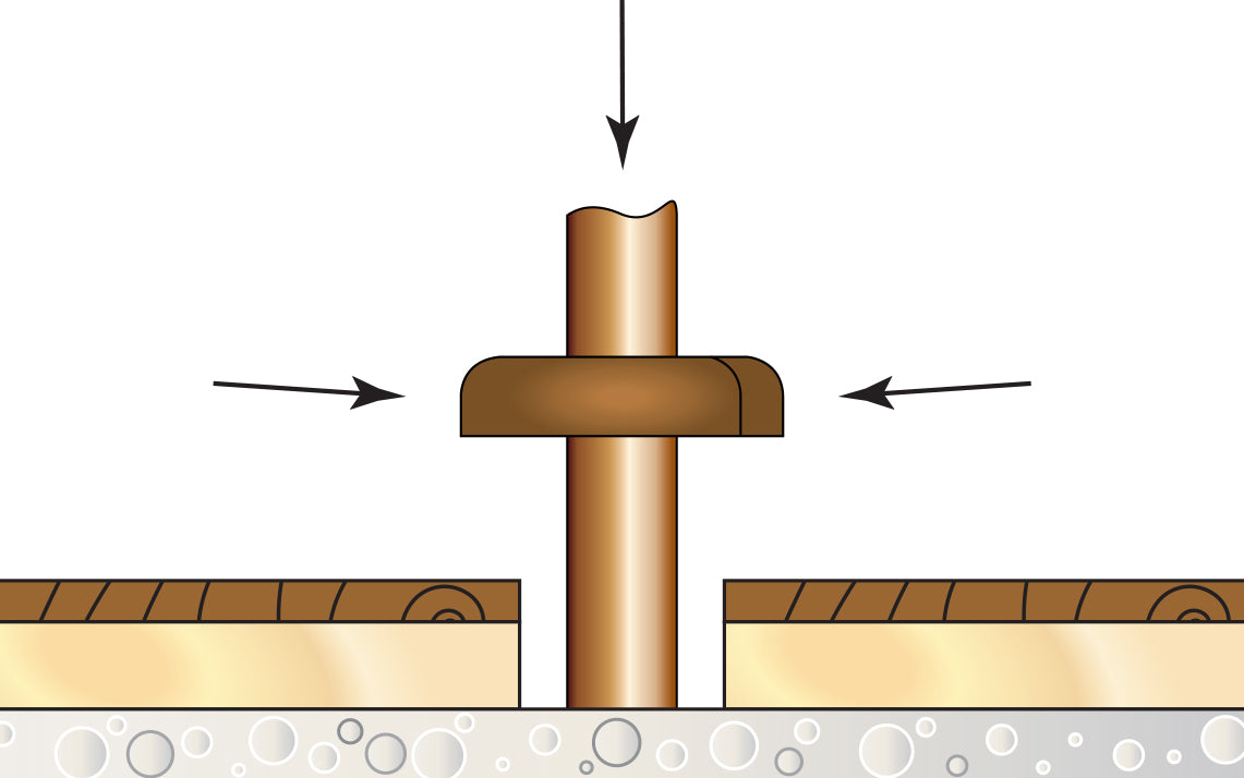Oak Radiator Pipe Covers