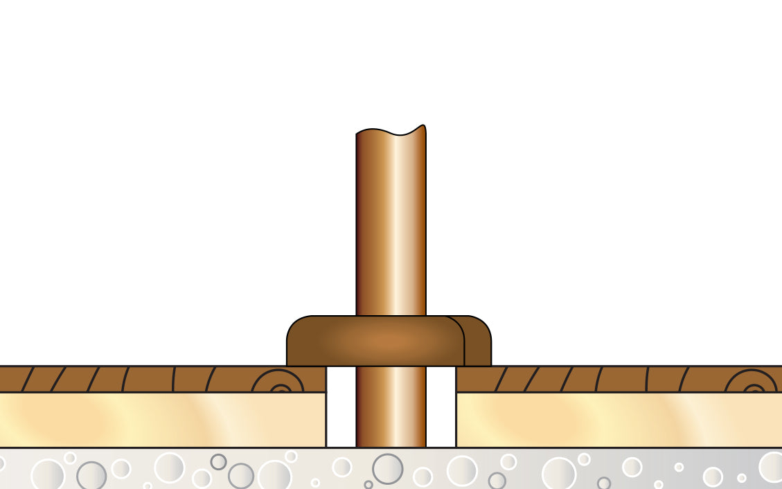 Oak Radiator Pipe Covers