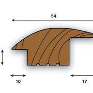 Oak Door Threshold Strips (19mm) - 2700, 1800 & 900mm Lengths
