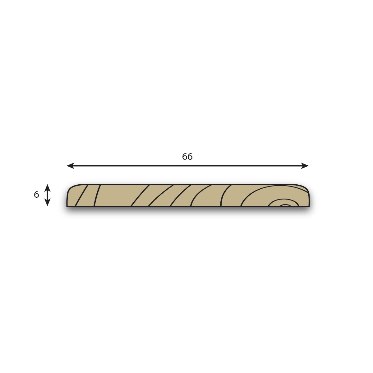 Pine Coverstrips - 20, 34, 44 & 66mm Widths