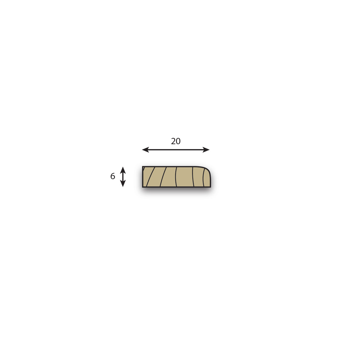 Pine Coverstrips - 20, 34, 44 & 66mm Widths