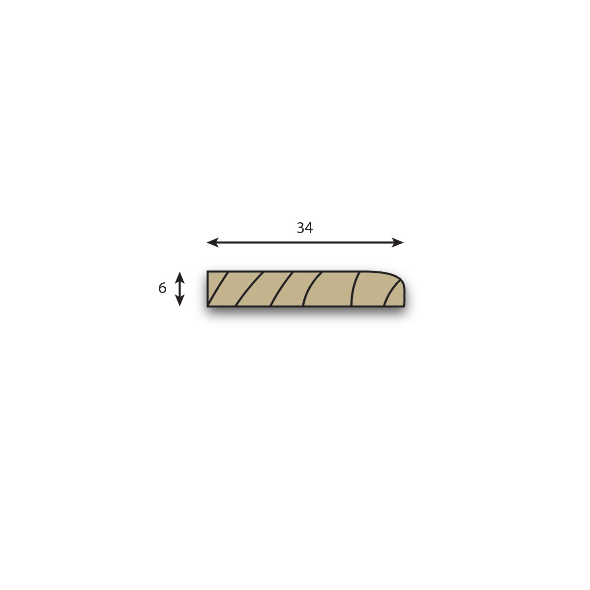 Pine Coverstrips - 20, 34, 44 & 66mm Widths