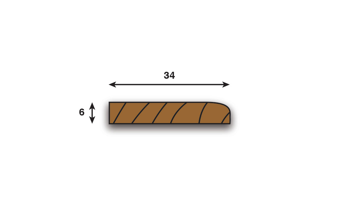 Oak Coverstrips - 20, 34, 44 & 66mm Widths